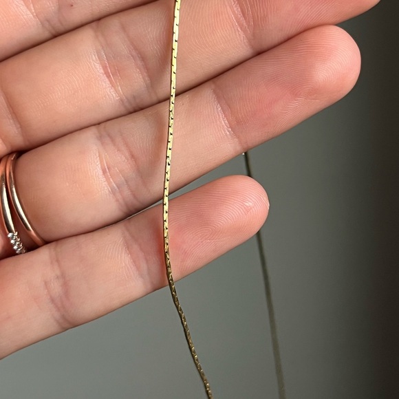 Dainty Gold Chain Necklace - Picture 1 of 15